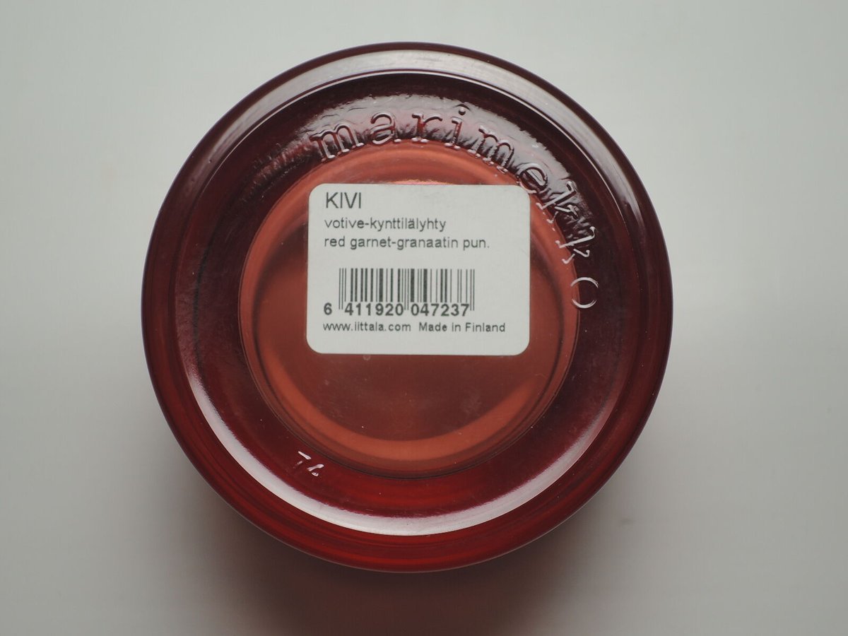 廃番】 箱付き レッドガーネット Red garnet iittala KIVI イッタ 廃番】 箱付き レッドガーネット Red garnet iittala KIVI イッタ