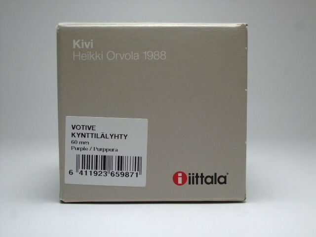 新品 廃盤 イッタラ パープル KIVI キャンドルホルダー iittala