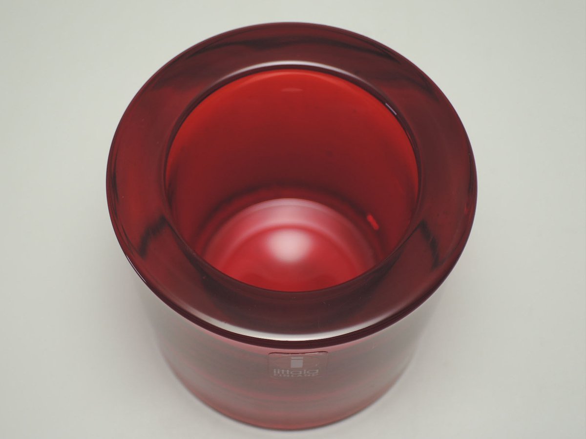 旧ロゴ 廃番 レッド 赤 イッタラ キビ iittala KIVI キャンドルホルダー | k...