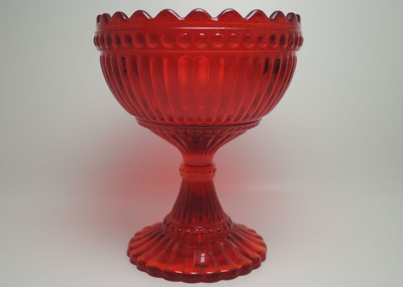 Iittala イッタラ マリボウル 廃盤 レッドガーネット ラージサイズ