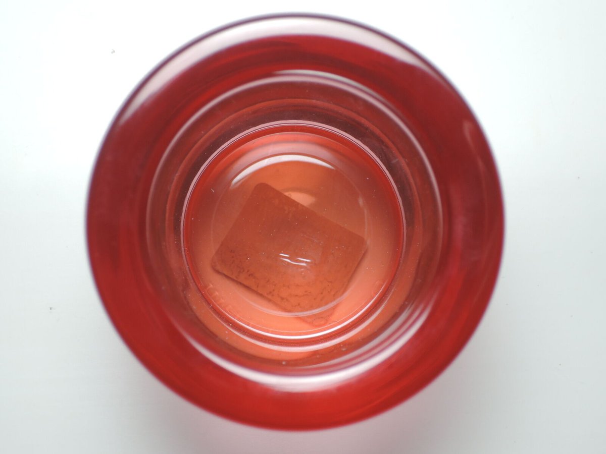 廃番】 箱付き レッドガーネット Red garnet iittala KIVI イッタ 廃番】 箱付き レッドガーネット Red garnet iittala KIVI イッタ