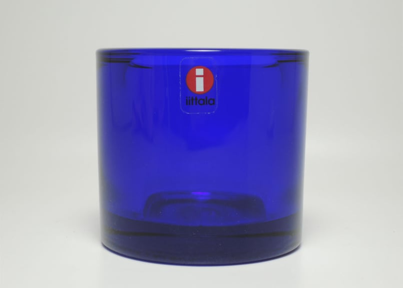 コバルトブルー キビ イッタラ キャンドルホルダー iittala kivi 