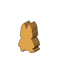 ネコ人型コマ