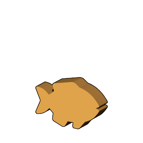 魚型コマ