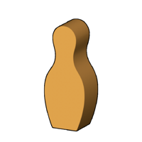 ﾎﾞｳﾘﾝｸﾞﾋﾟﾝ型コマ