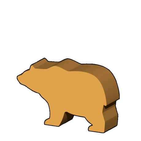 クマ型コマ