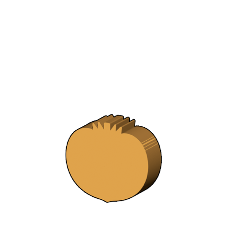 トマト型コマ