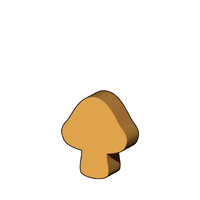 小キノコ型コマ