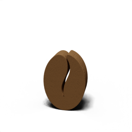 コーヒー豆型