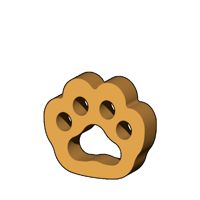 肉球型コマ