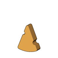 チーズ型コマ