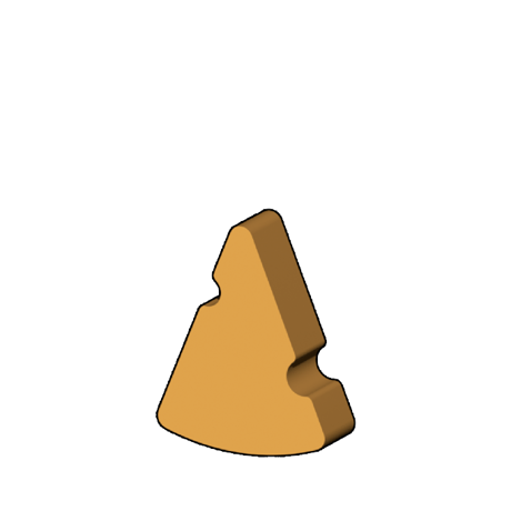 チーズ型コマ