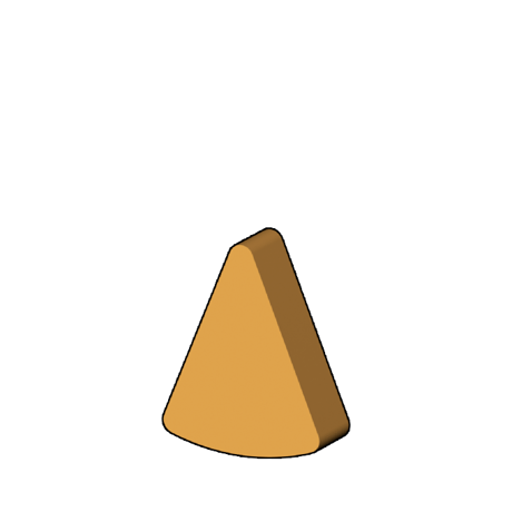ケーキ型コマ