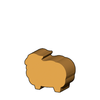 ひつじ型コマ2