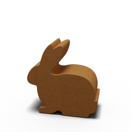 うさぎ型コマ
