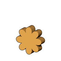 花形コマ