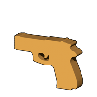 拳銃型コマ