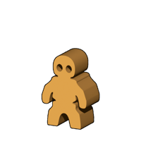 スケルトン型コマ