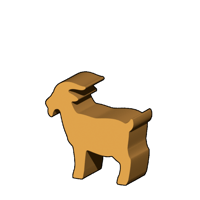 ヤギ型コマ