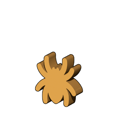小クモ型コマ