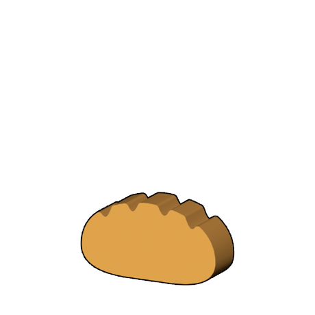 黒パン型コマ