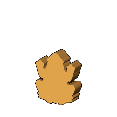 カエル型コマ