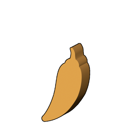唐辛子型コマ