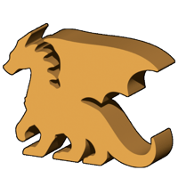 ドラゴン型コマ
