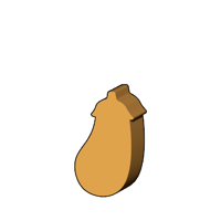 ナス型コマ