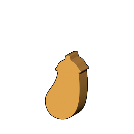 ナス型コマ