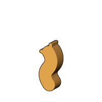 イモムシ型コマ