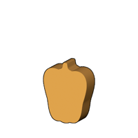 ピーマン型コマ
