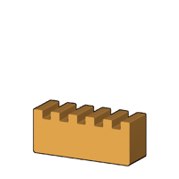 城壁型コマ２