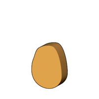 ジャガイモ型コマ