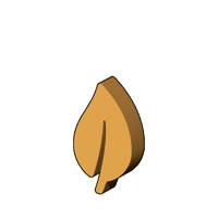 葉っぱ型コマ２