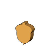 ドングリ型コマ