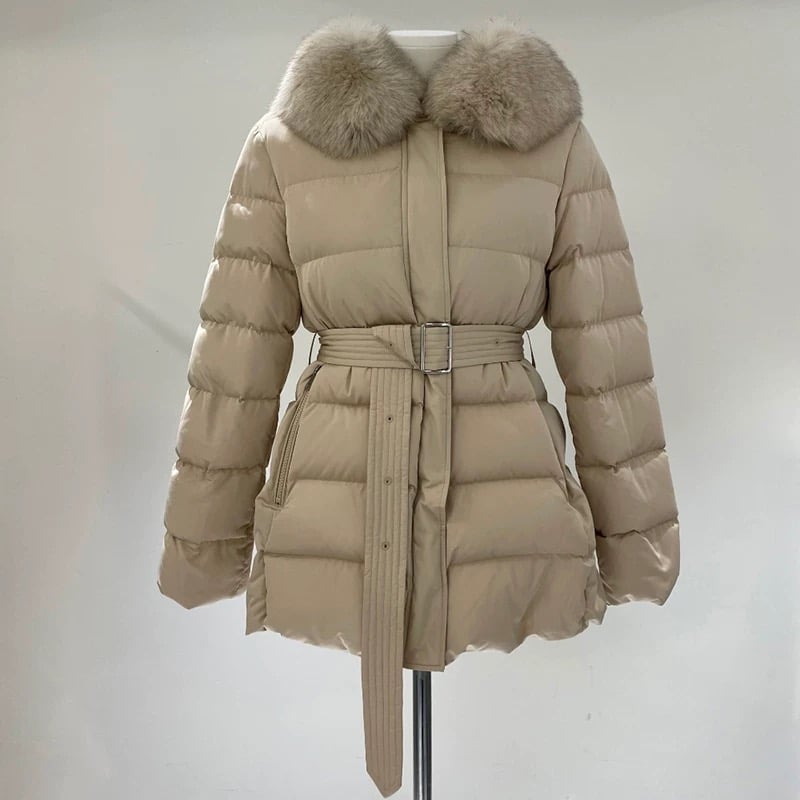 Fox luv fur down jacket | HANNA CLOSET online