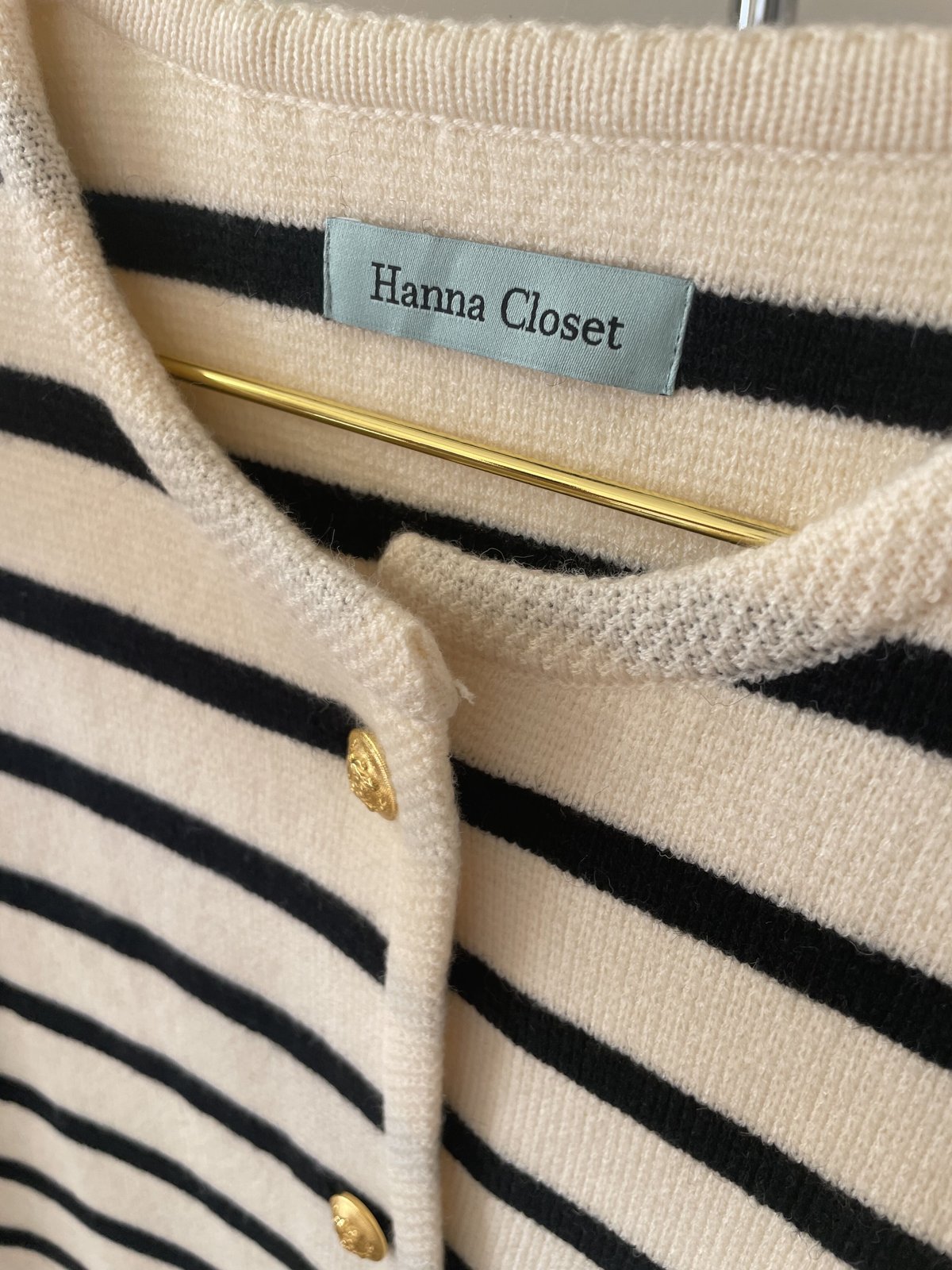 マリンボーダーカーディガン | HANNA CLOSET online