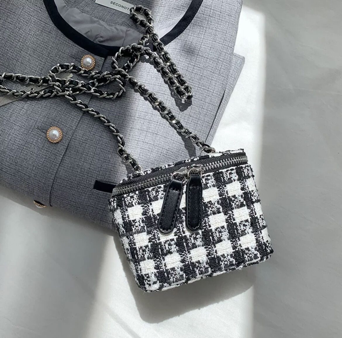 ツイードミニバニティバッグ | HANNA CLOSET online