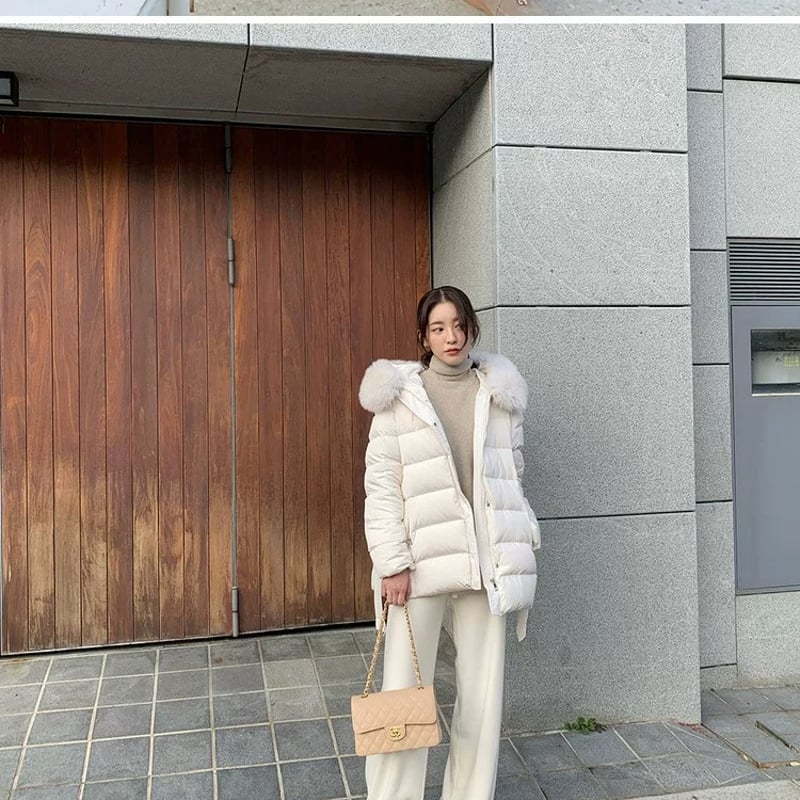 Fox luv fur down jacket | HANNA CLOSET online