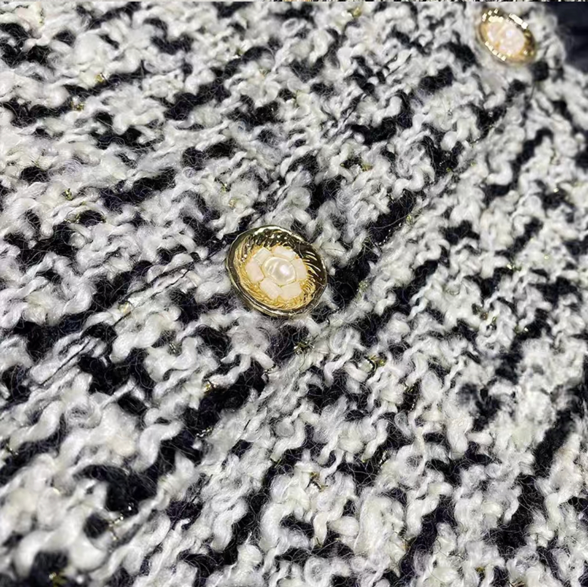 リアルファーツイードジャケット | HANNA CLOSET online