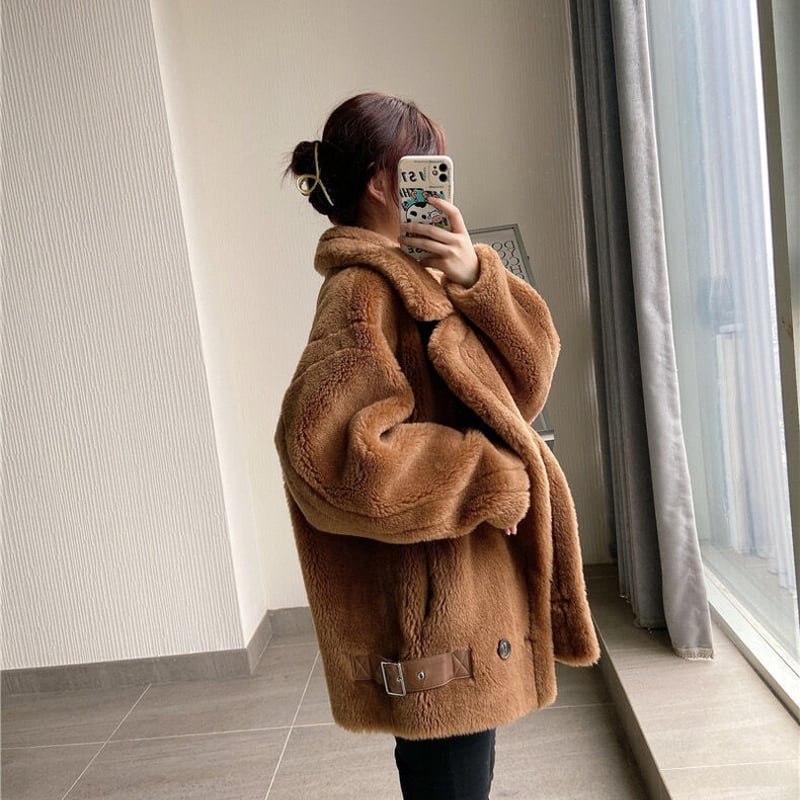 AP STUDIO ムートンコート モコモコ テディベア ゆか様ご着用⭐︎もこもこベアコート | HANNA CLOSET online