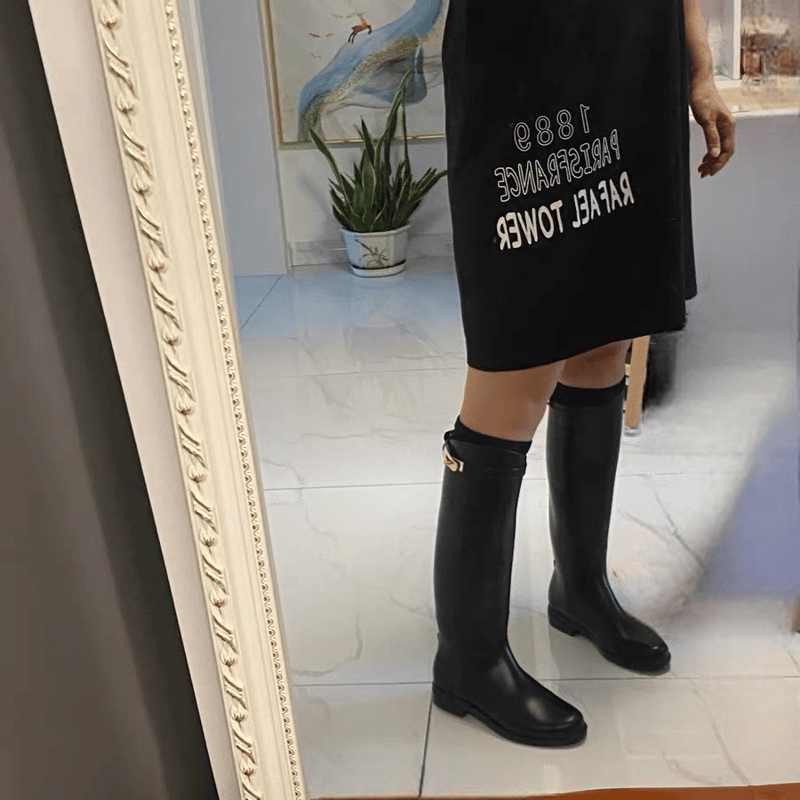 金具付きレインブーツ | HANNA CLOSET online