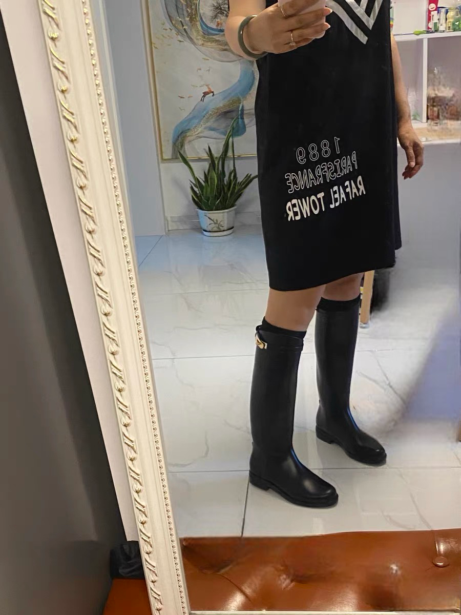 金具付き　レインブーツ 金具付きレインブーツ | HANNA CLOSET online