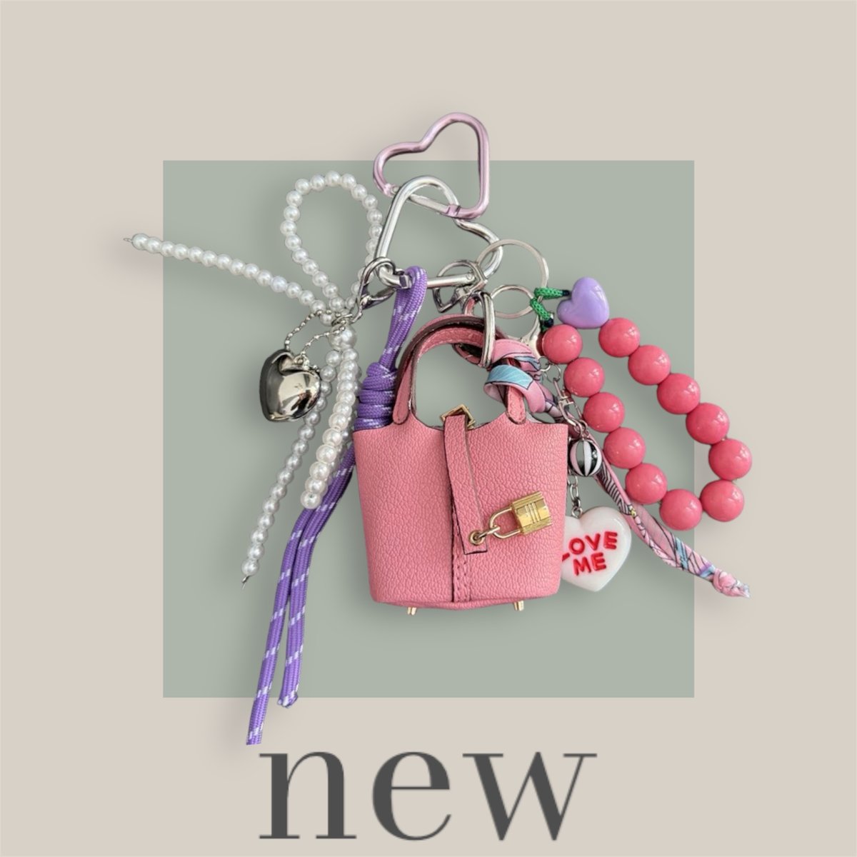 bag charm with bag | HANNA CLOSET online