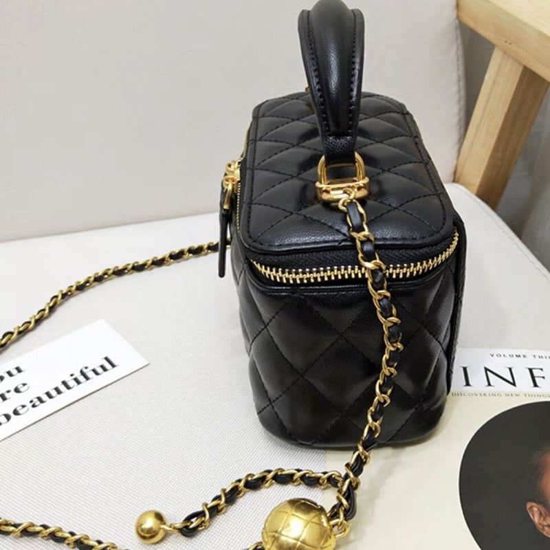 キルティングバニティバッグ | HANNA CLOSET online