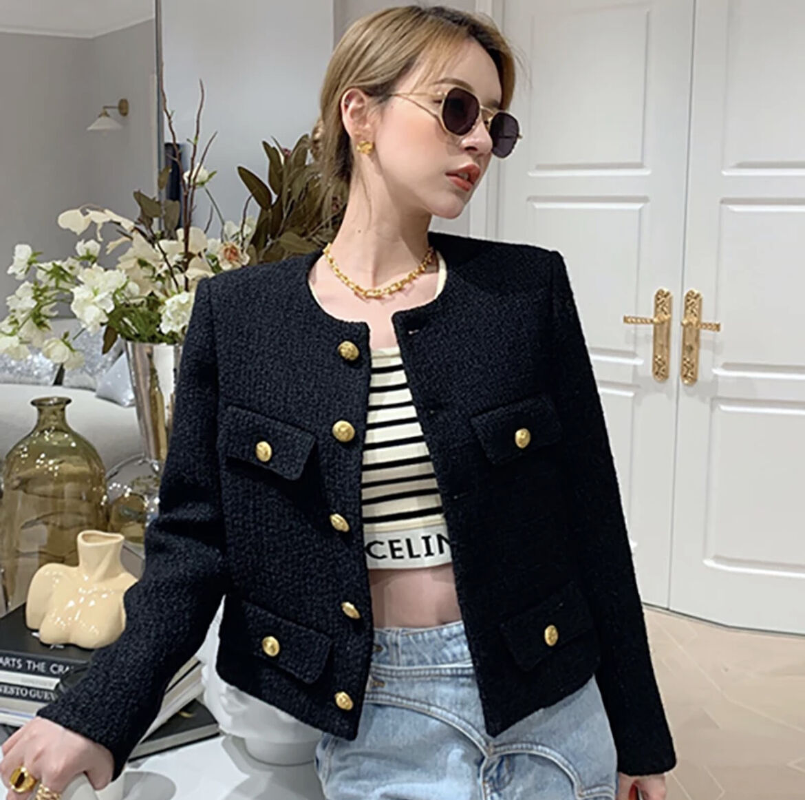 シックザツイードジャケット | HANNA CLOSET online