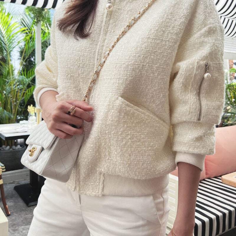 ツイードボンバージャケット | HANNA CLOSET online