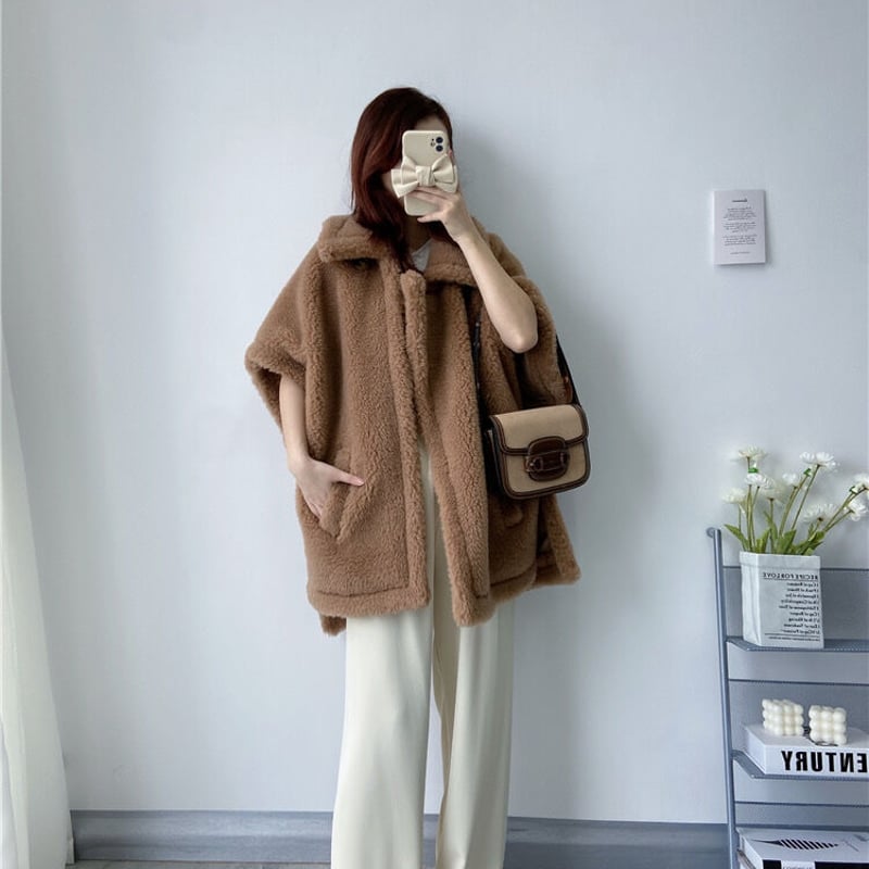 もこもこベアケープ | HANNA CLOSET online