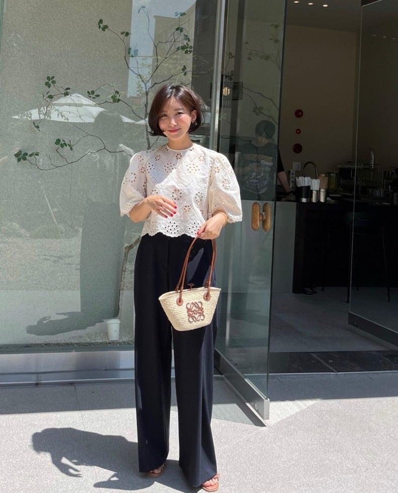 トップス HANNA Flower lace tops | HANNA CLOSET online